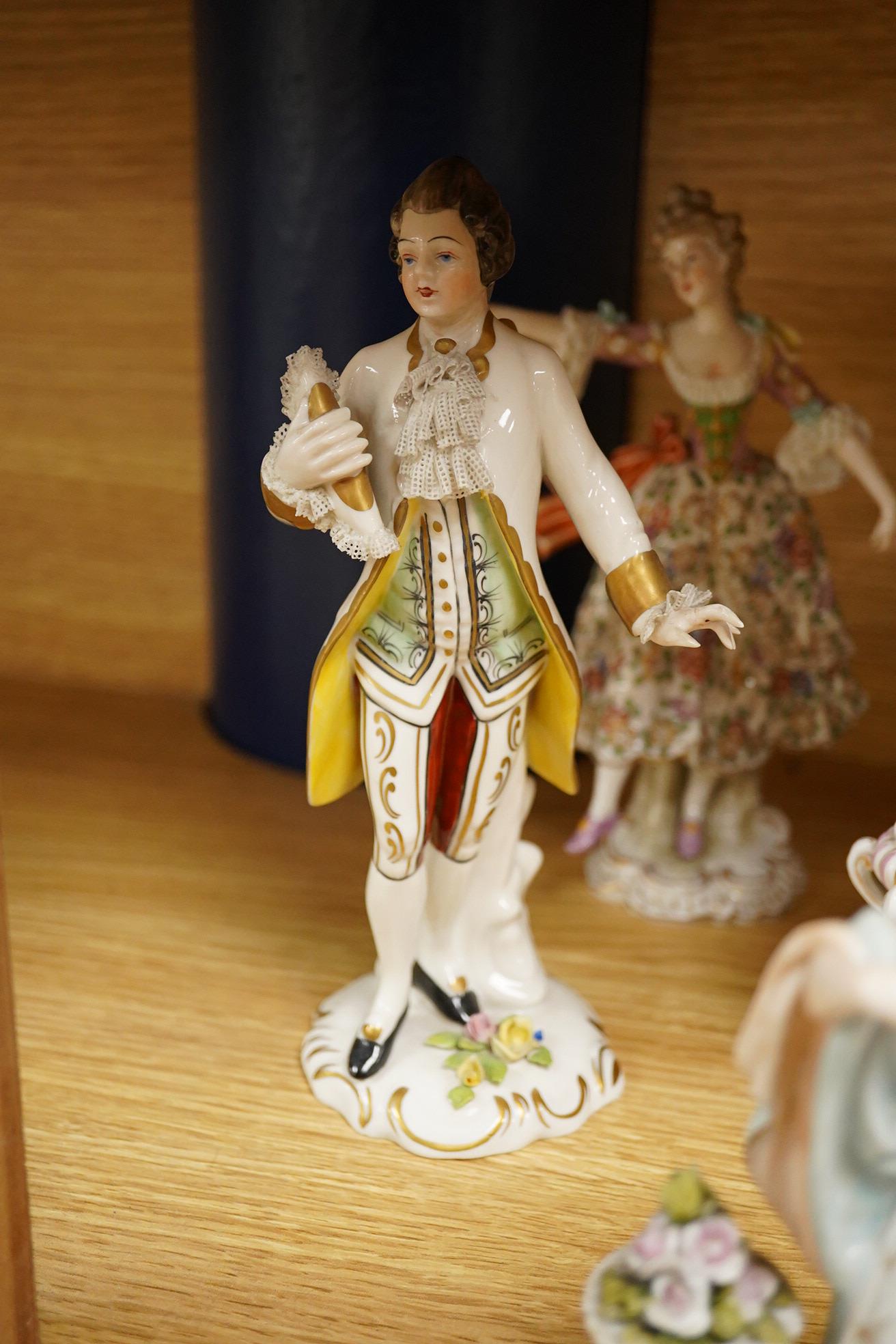 Three alabaster table lamps